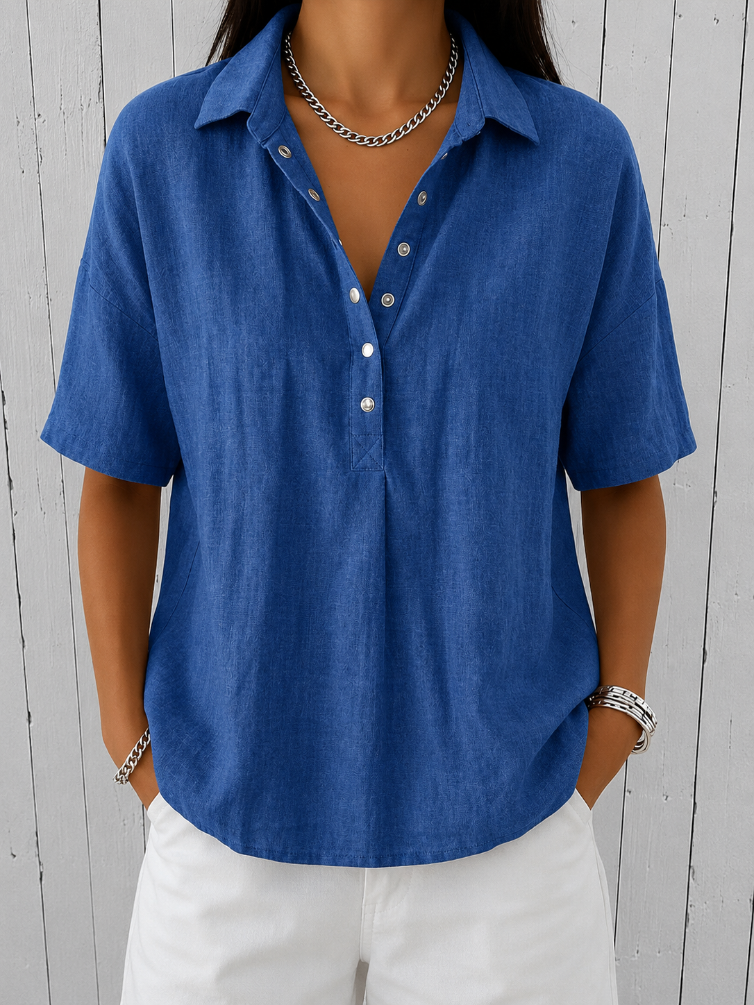Claire Marceaux | Blouse Estivale Colorée Margot