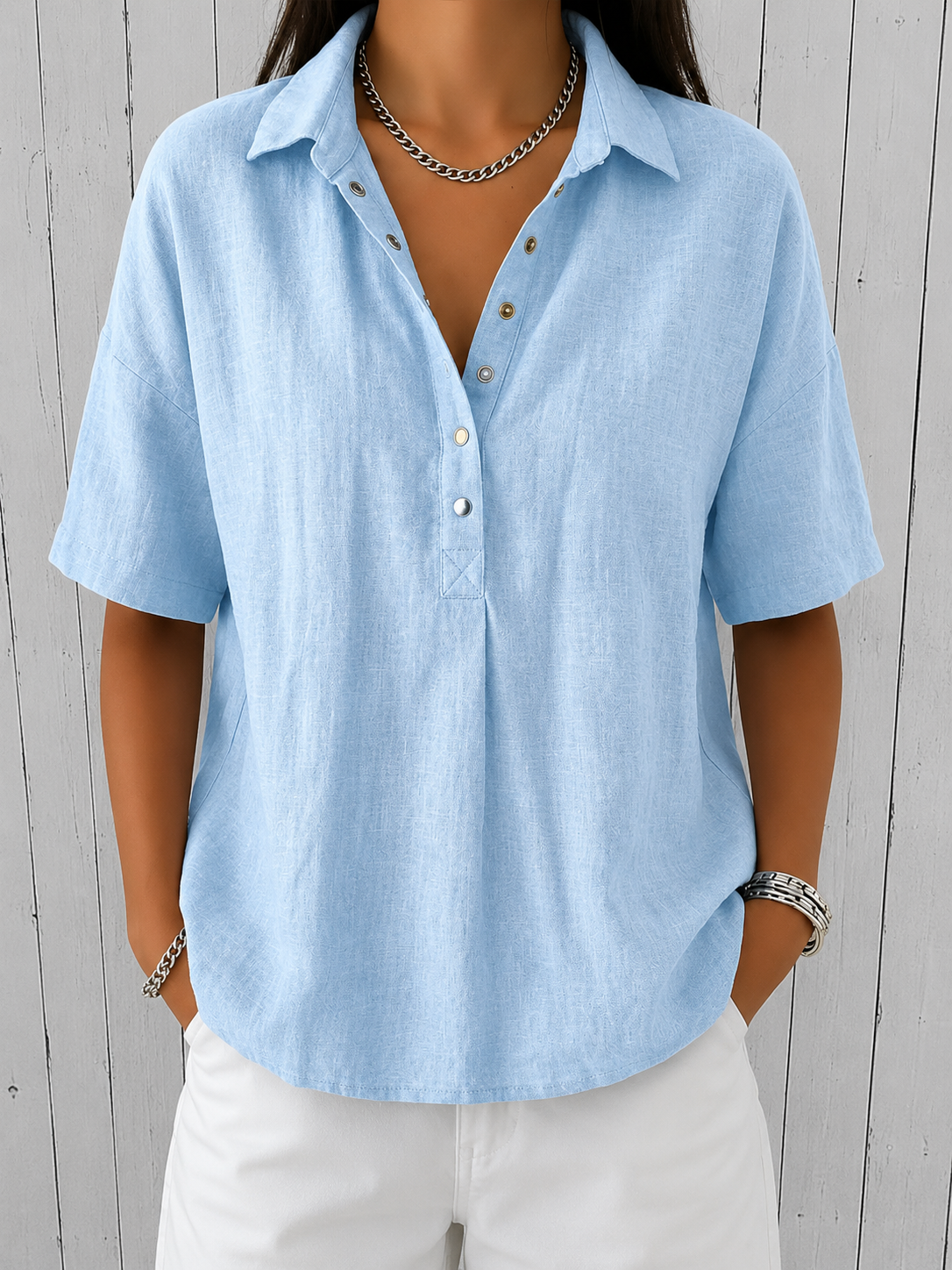 Claire Marceaux | Blouse Estivale Colorée Margot