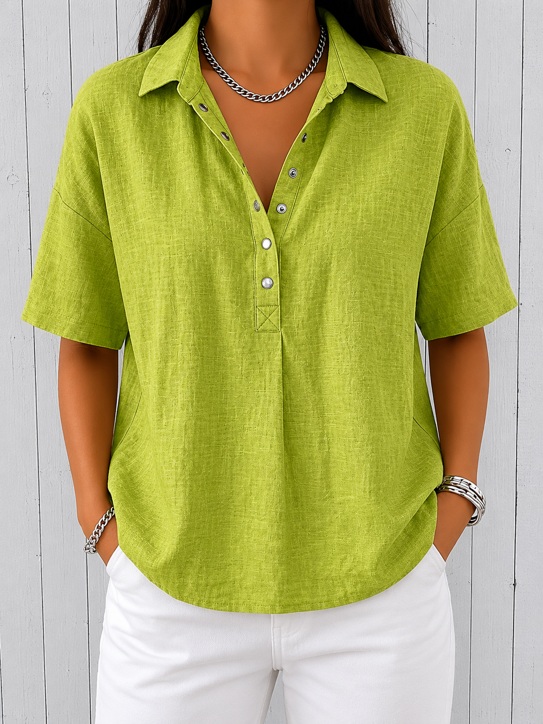 Claire Marceaux | Blouse Estivale Colorée Margot
