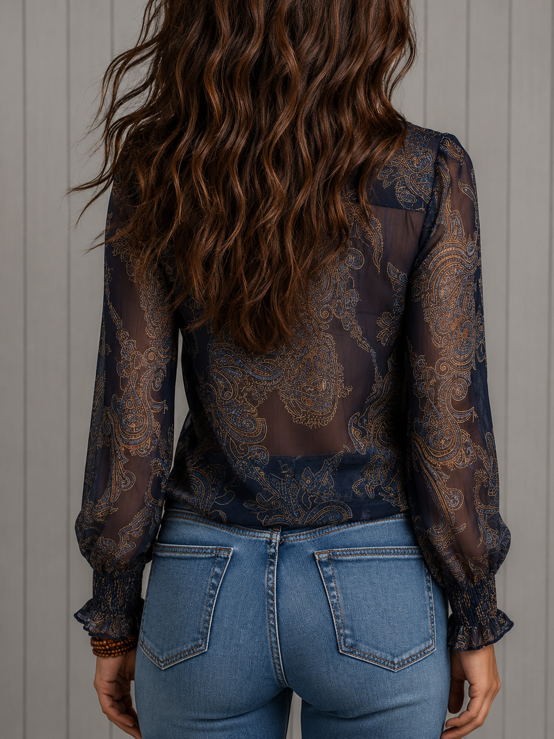 Claire Marceaux | Blouse Raffinée à Volants Éléonore