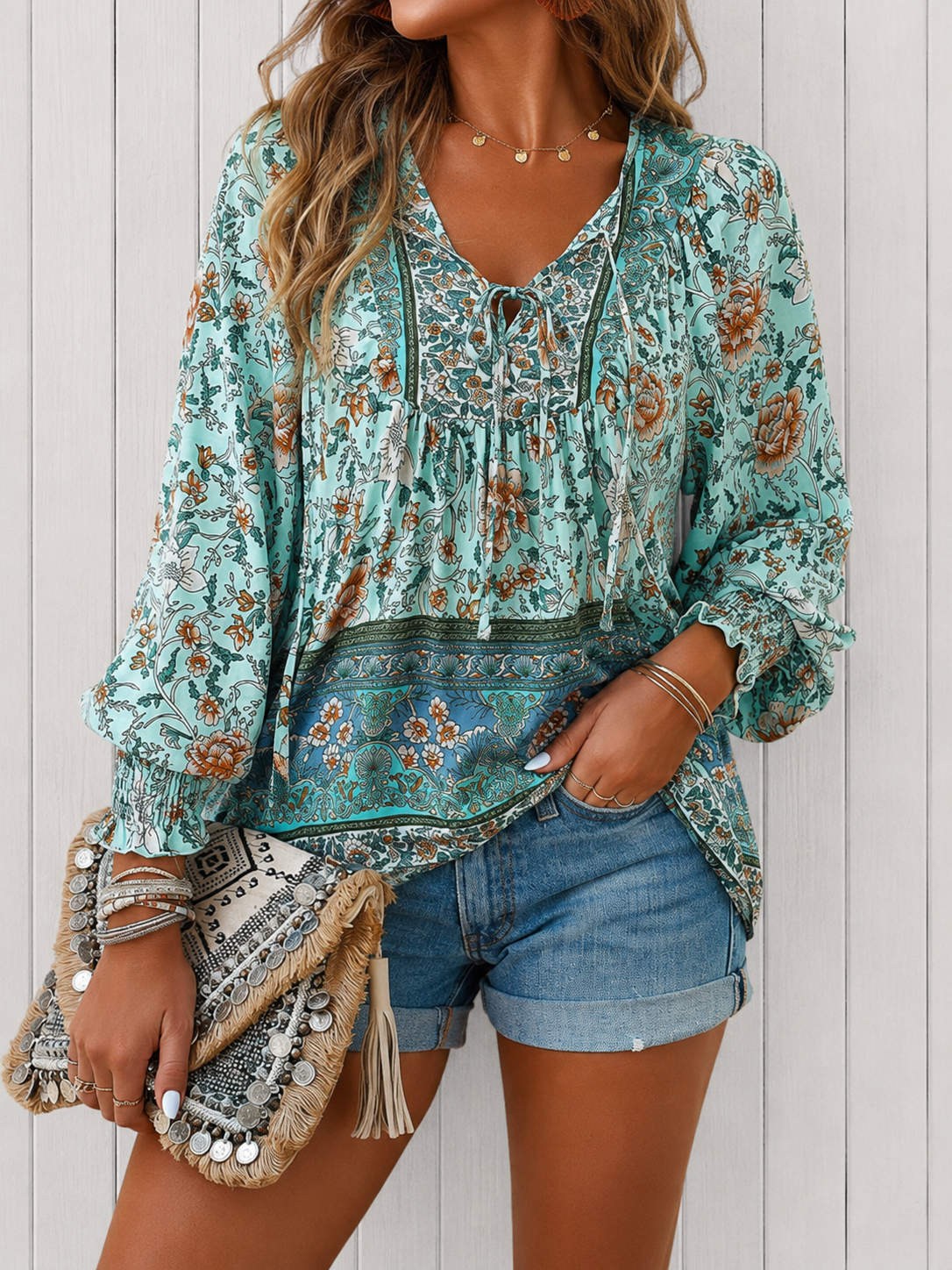 Claire Marceaux | Blouse Bohème Légère Delphine