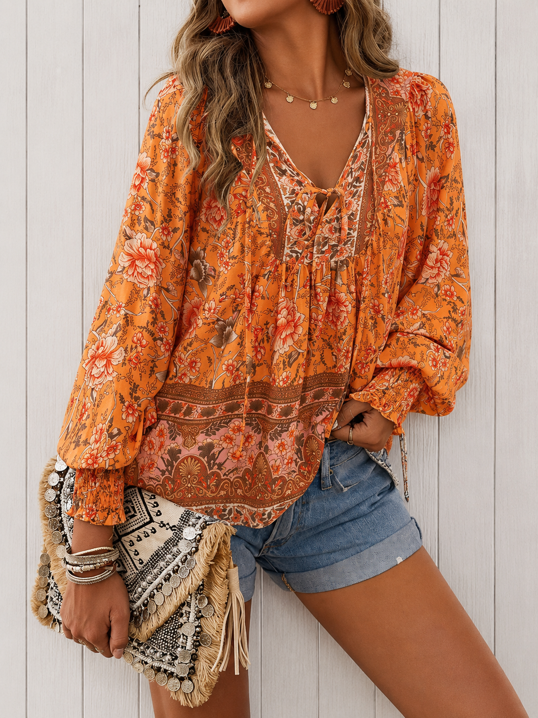 Claire Marceaux | Blouse Bohème Légère Delphine