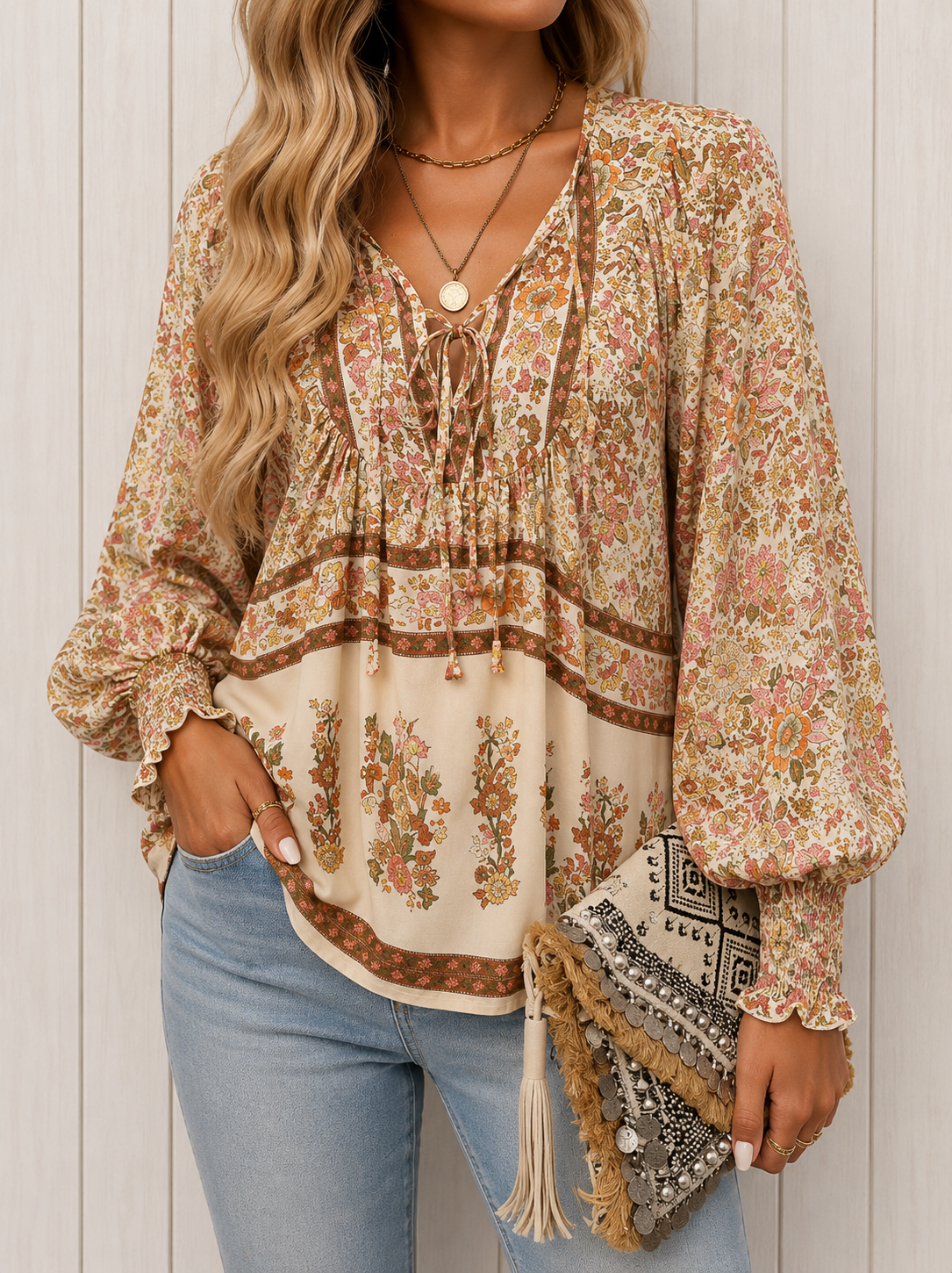 Claire Marceaux | Blouse Bohème Légère Delphine