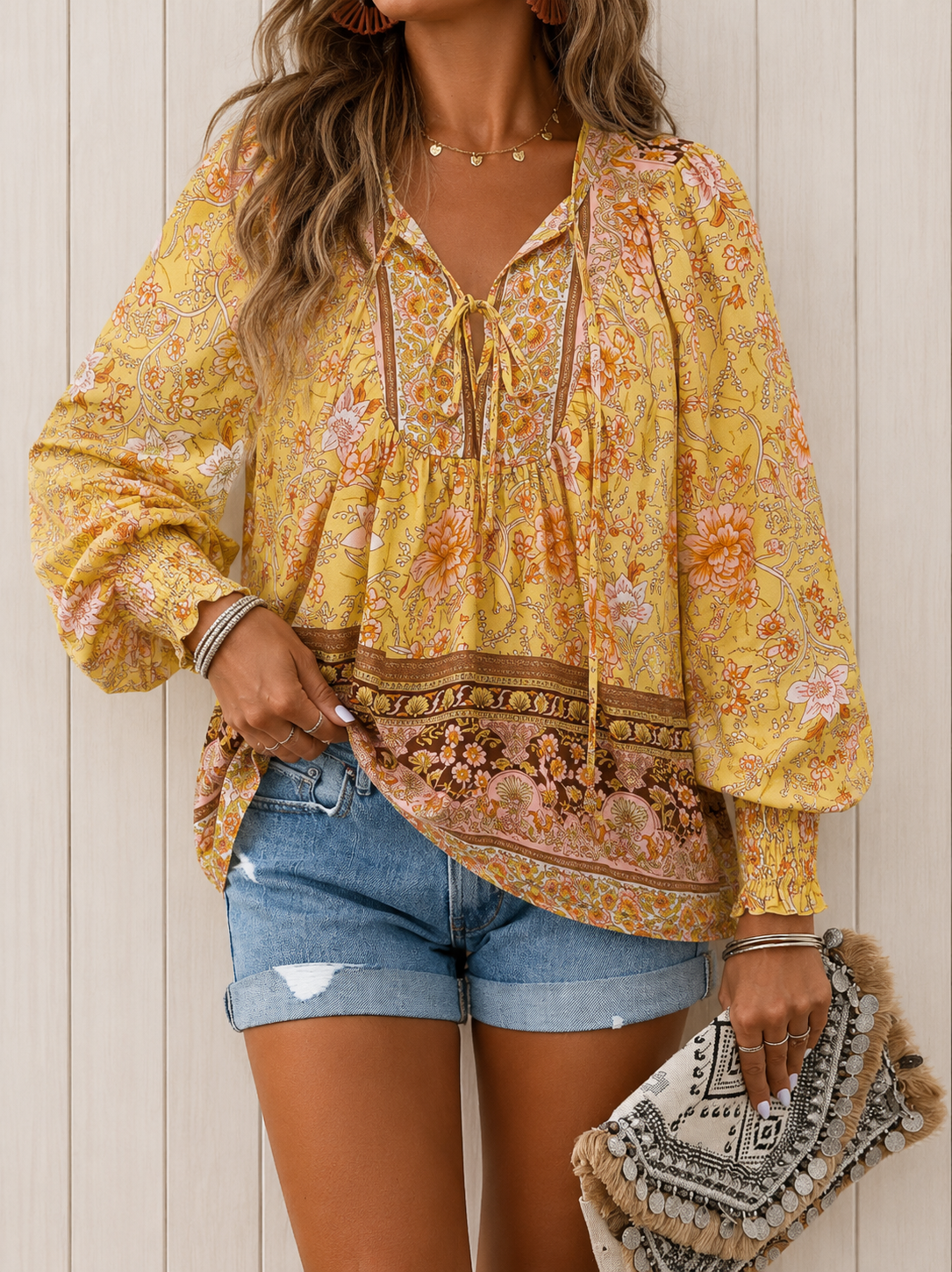 Claire Marceaux | Blouse Bohème Légère Delphine
