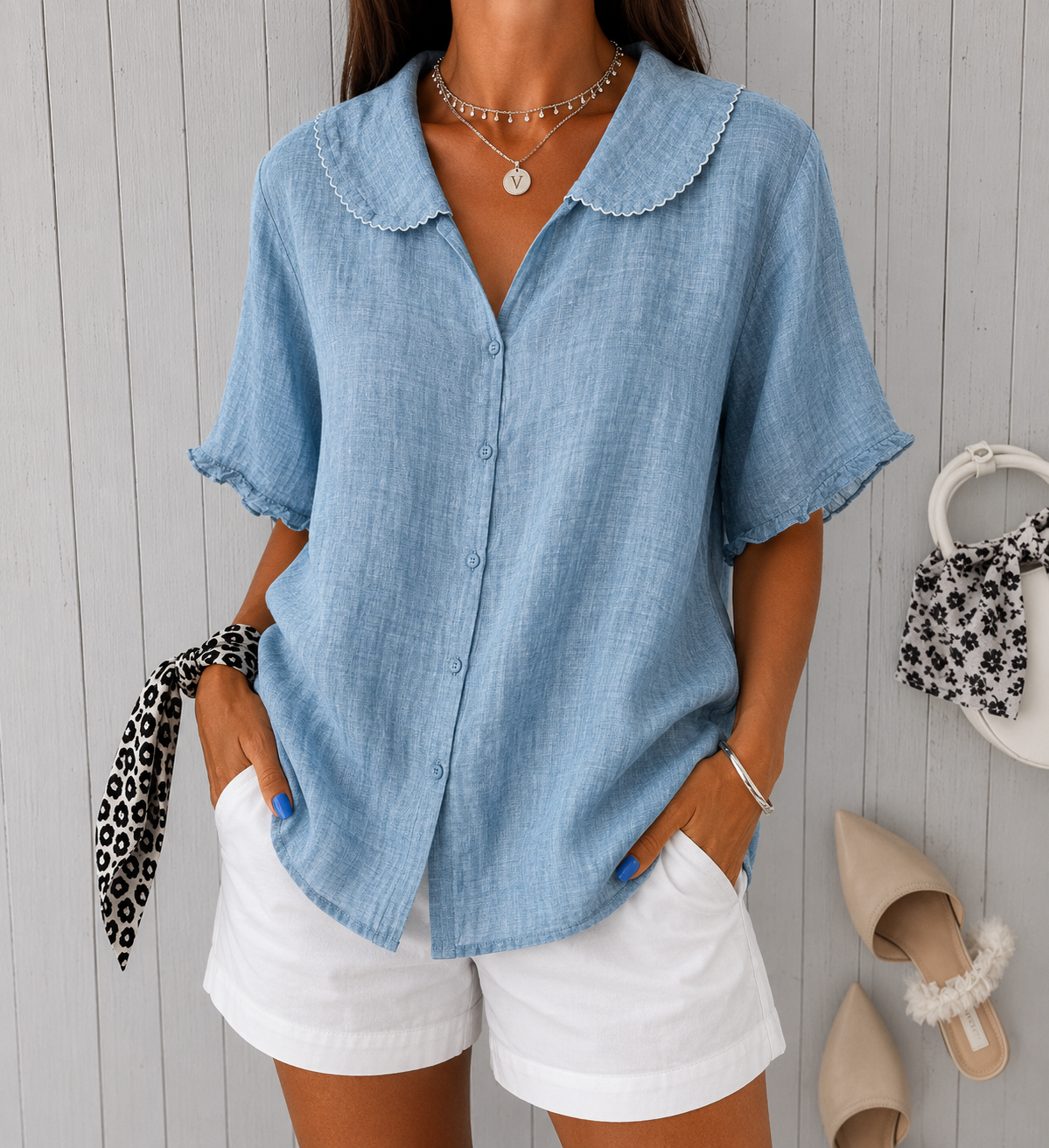 Claire Marceaux | Blouse Artistique Imprimée Charlotte