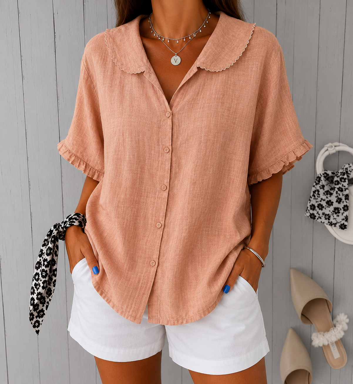 Claire Marceaux | Blouse Artistique Imprimée Charlotte