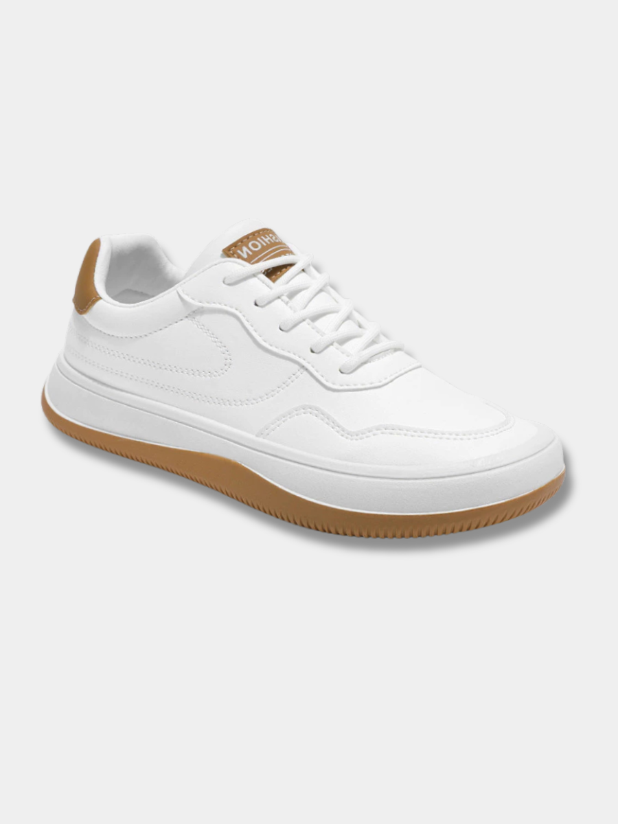 Baskets en Cuir Véritable