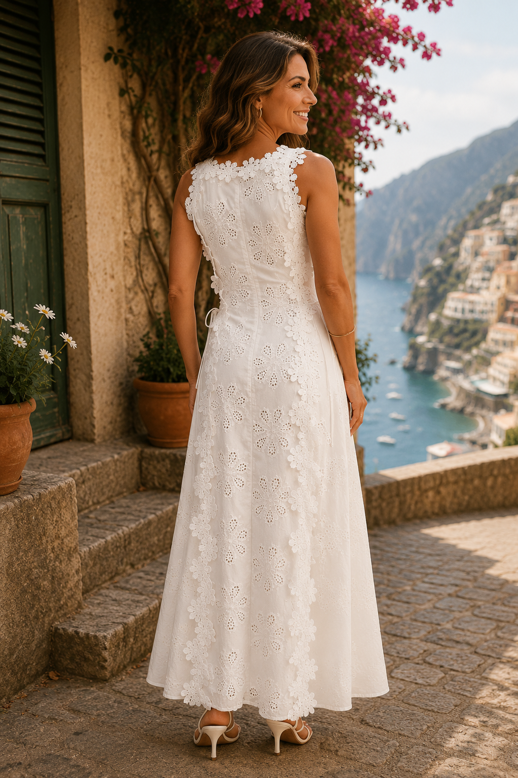 Adèle | Élégante Robe Maxi Brodée