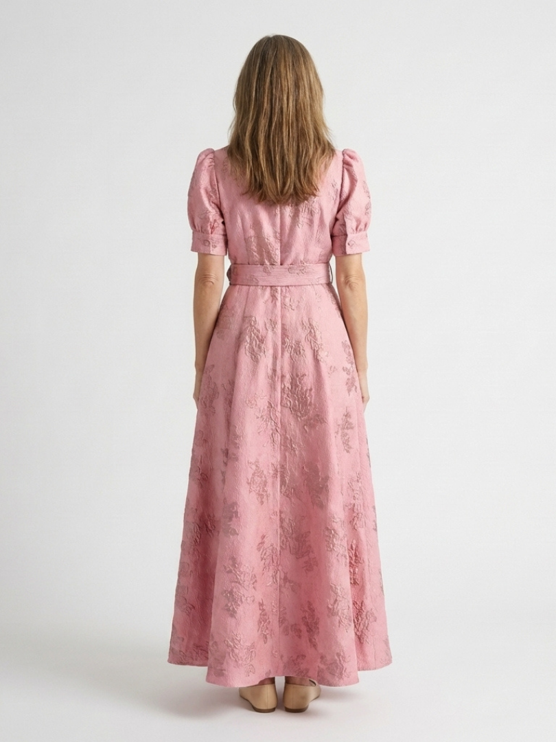 Robe chemise maxi florale Xanthea