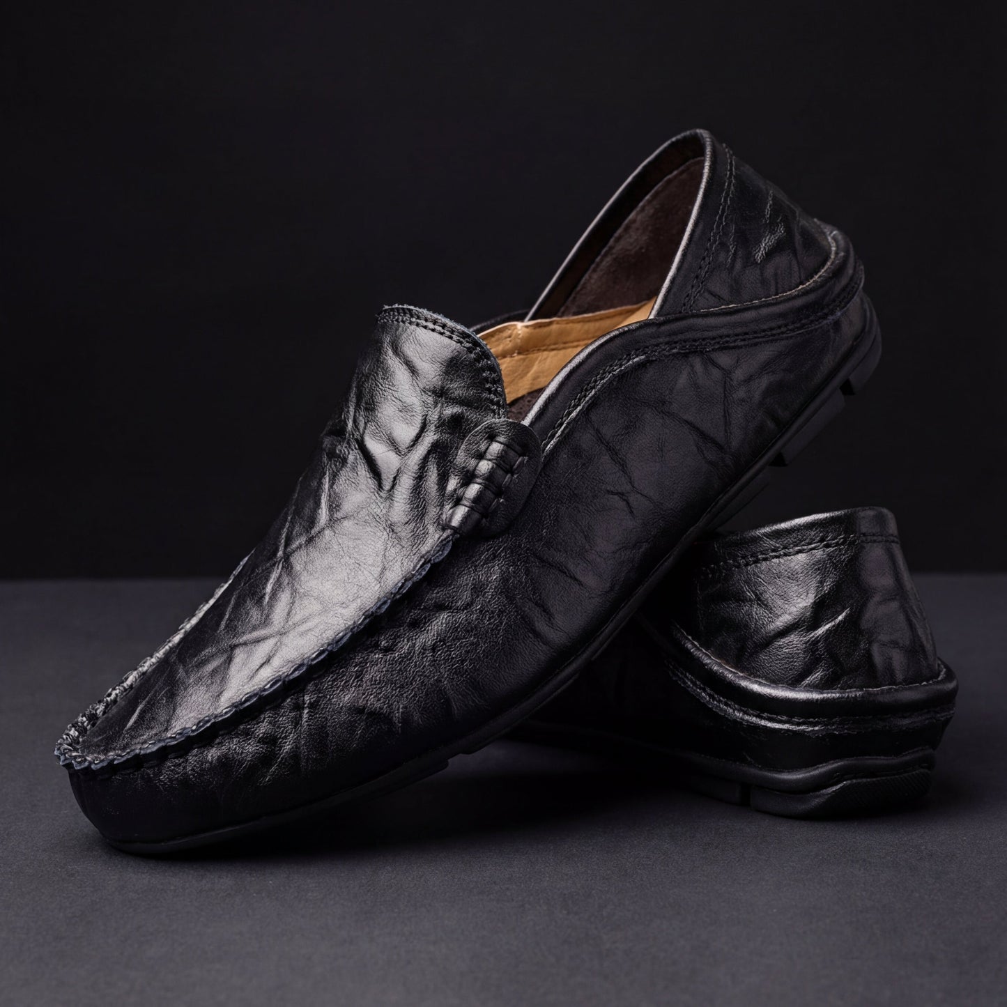 Mocassins Cuir Souple Antoine
