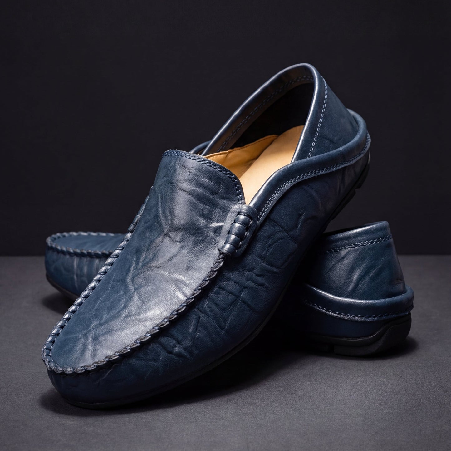 Mocassins Cuir Souple Antoine