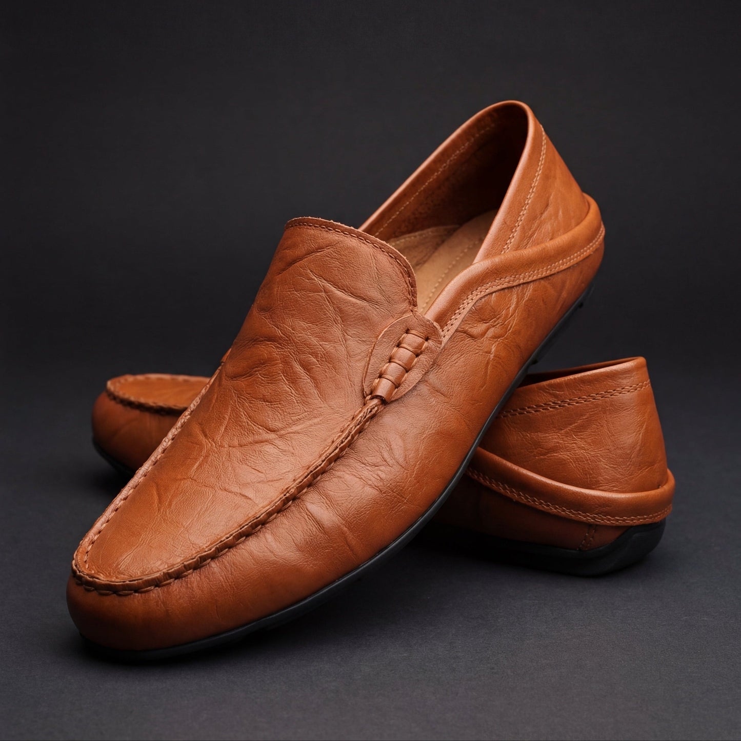 Mocassins Cuir Souple Antoine