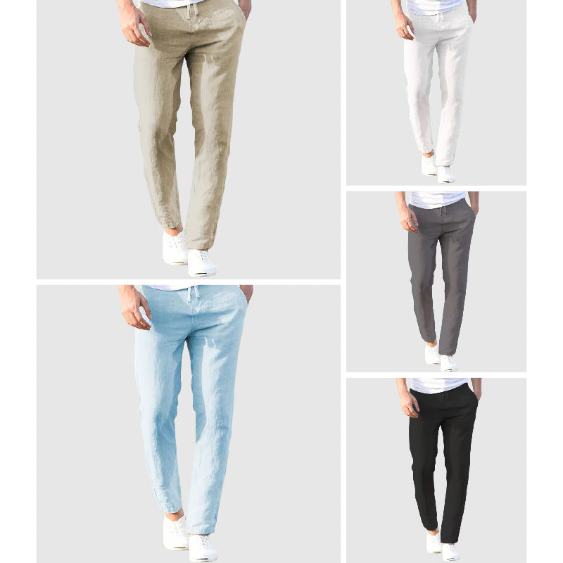 PANTALON LÉGER EN LIN