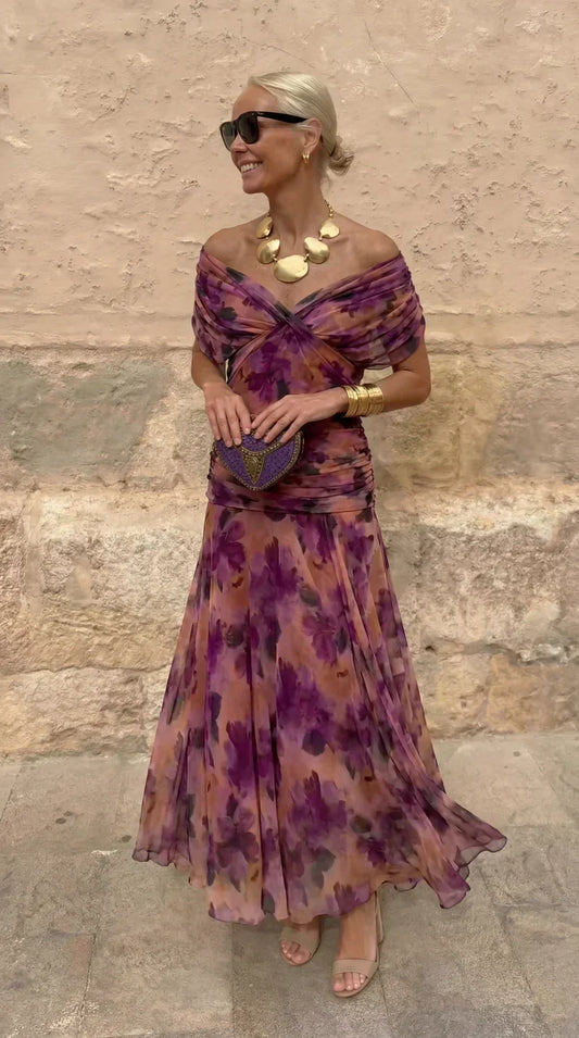 Robe Longue Fleurie Vaporeuse Christine