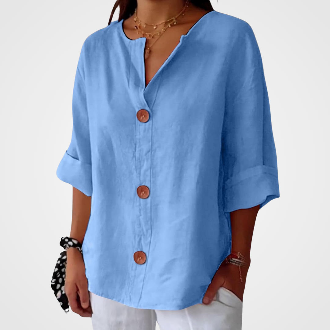 Claire Marceaux | Blouse Raffinée à Volants Marie