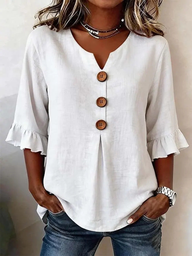 Claire Marceaux | Blouse Artistique Imprimée Coralie