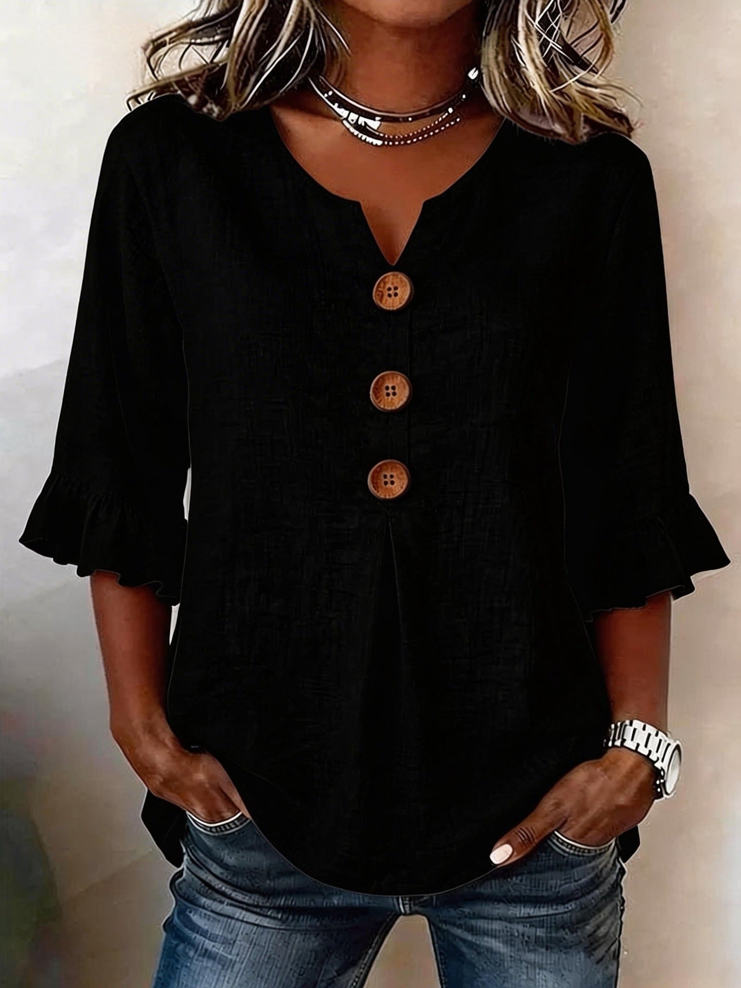 Claire Marceaux | Blouse Artistique Imprimée Coralie