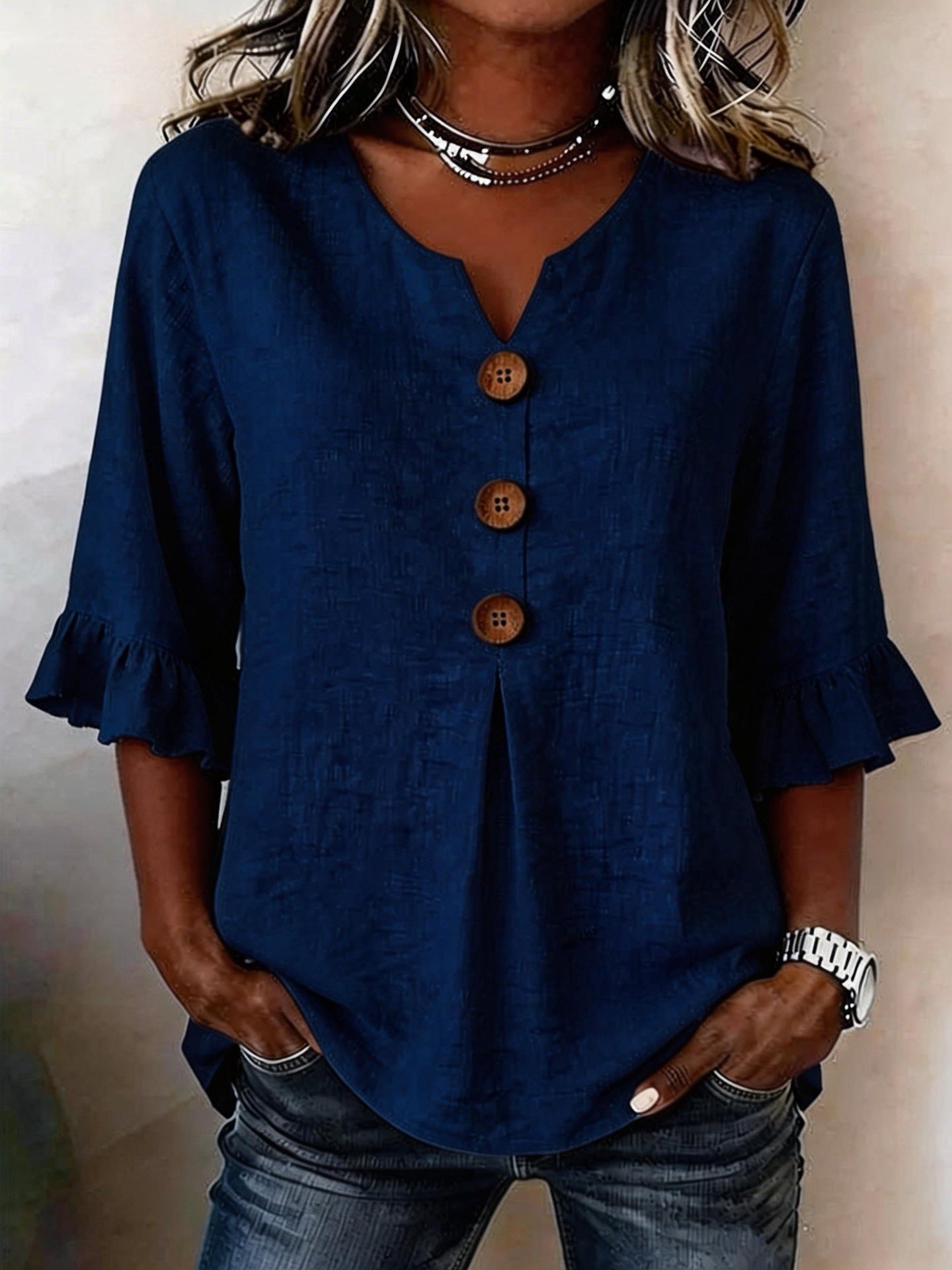 Claire Marceaux | Blouse Artistique Imprimée Coralie