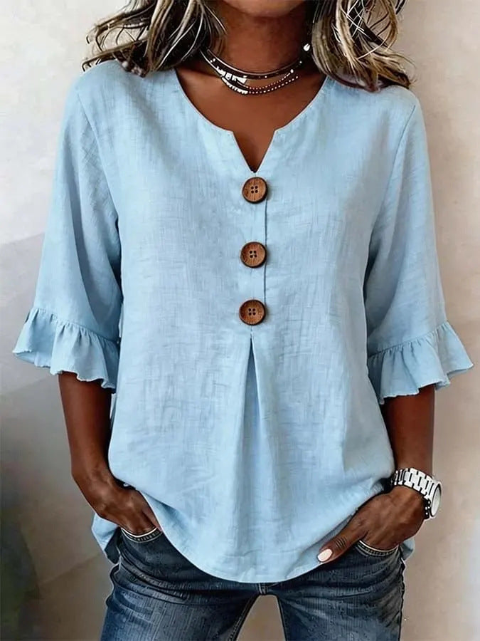 Claire Marceaux | Blouse Artistique Imprimée Coralie