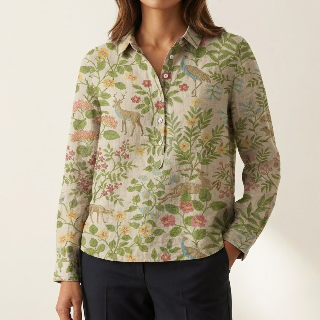 Chemise Élégante à Motif Béatrice