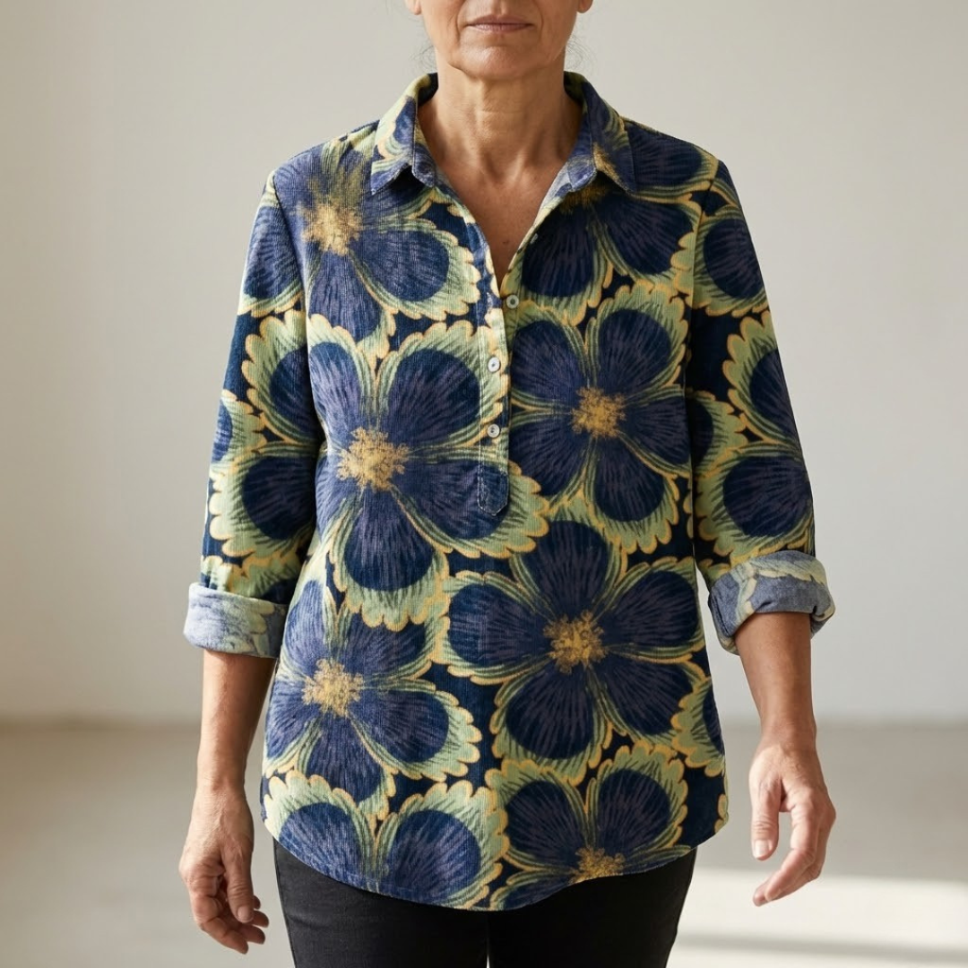 Chemise Élégante à Motif Delphine