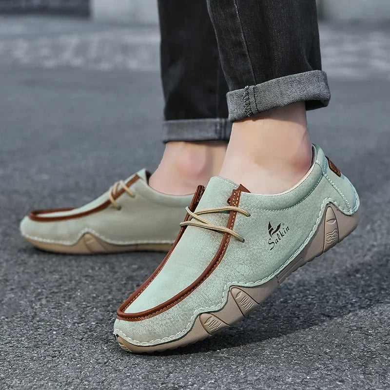 Chaussures Orthopédiques en Cuir à Ajustement Précis