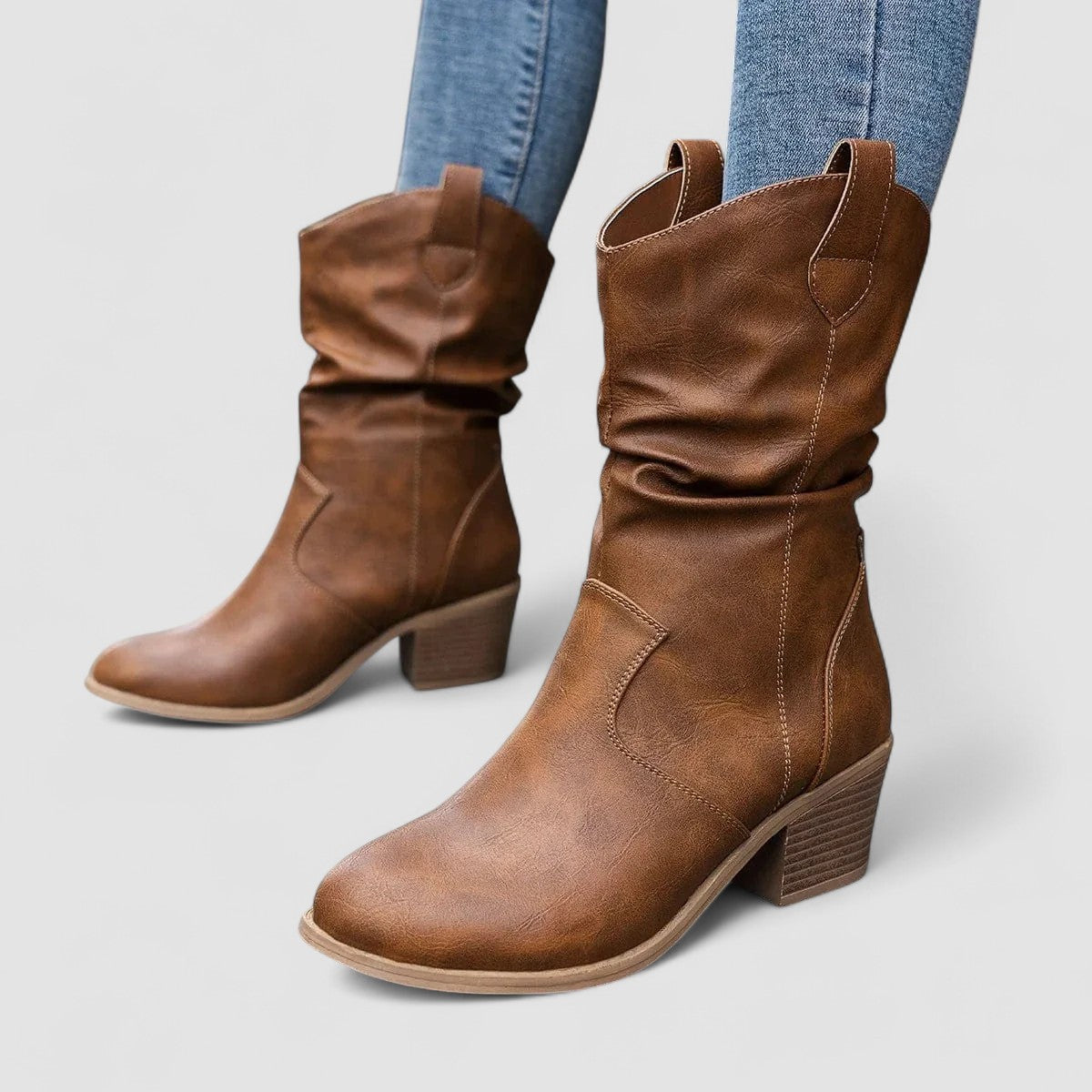 Bottes en cuir orthopédique Vivian