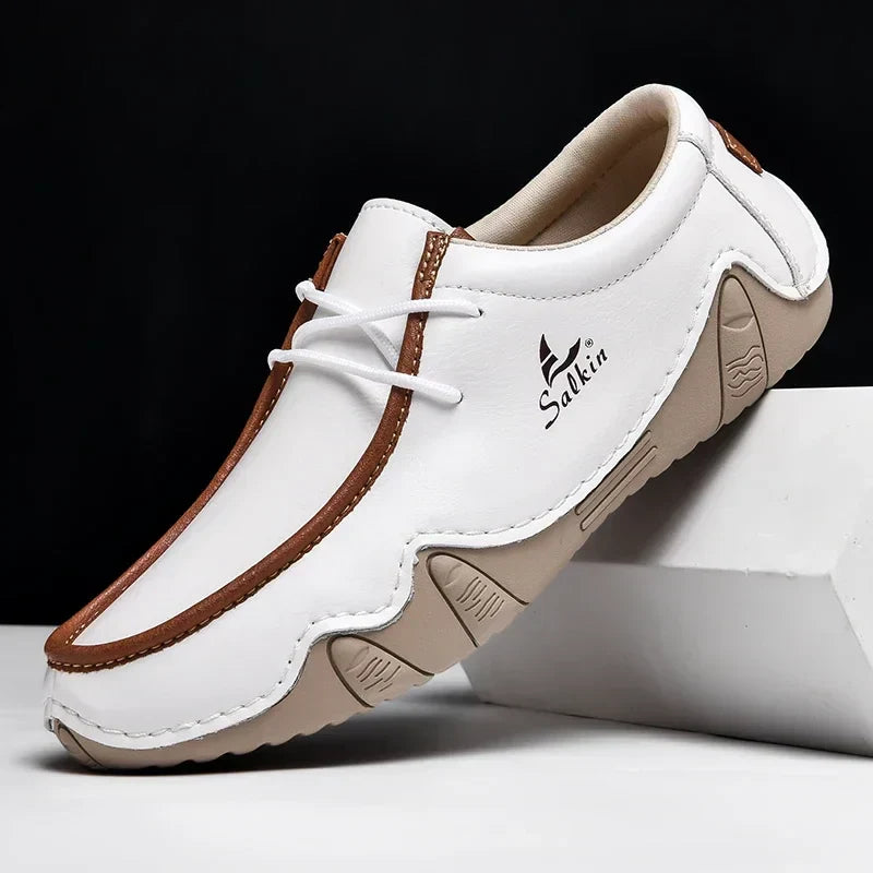 Chaussures Orthopédiques en Cuir à Ajustement Précis