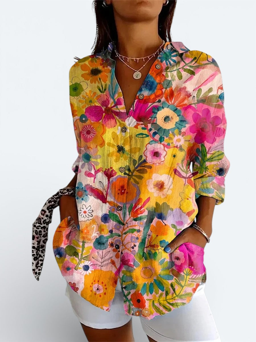 Claire Marceaux | Blouse Chic Boutonnée Aveline