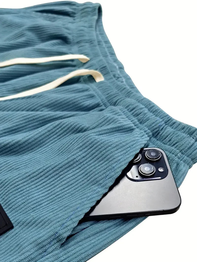 PANTALON ÉLÉGANT EN VELOURS CÔTELÉ