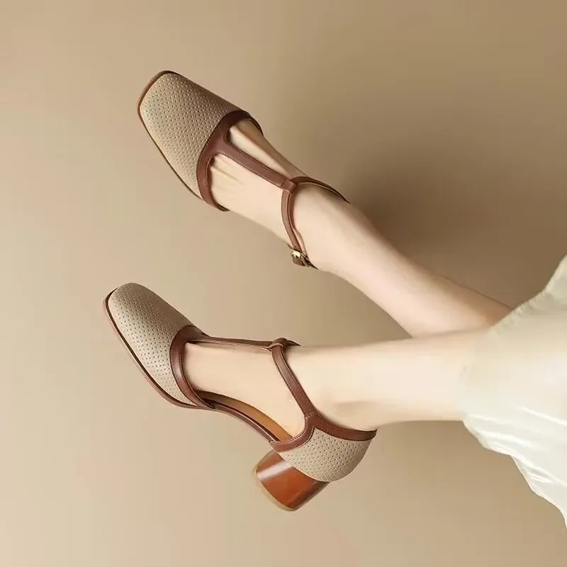 Chaussures orthopédiques à talon moyen Catarina