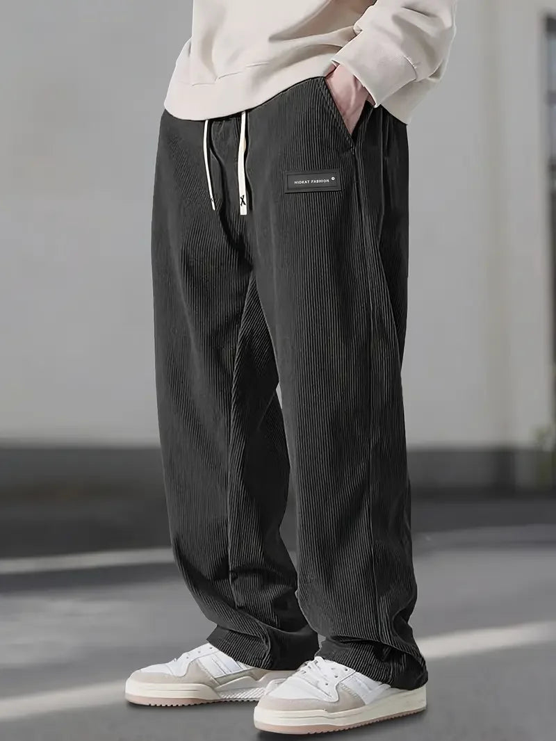 PANTALON ÉLÉGANT EN VELOURS CÔTELÉ