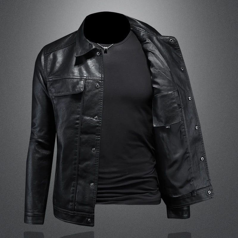 VESTE EN CUIR MODERNE RIDER