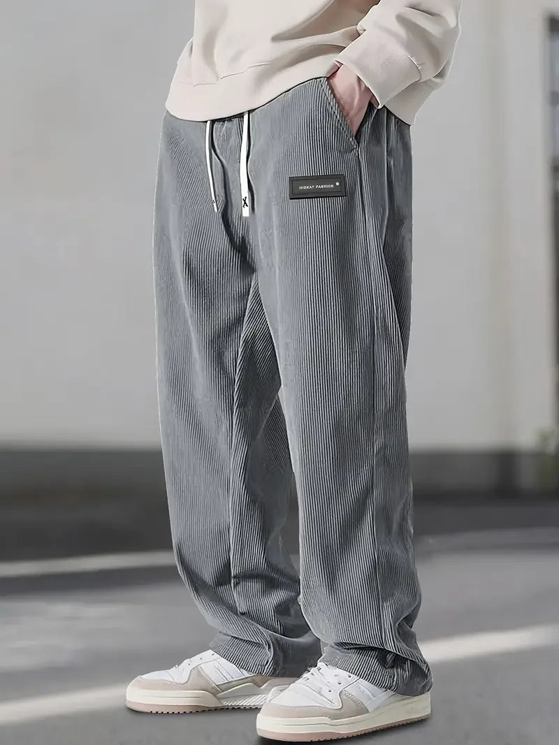 PANTALON ÉLÉGANT EN VELOURS CÔTELÉ