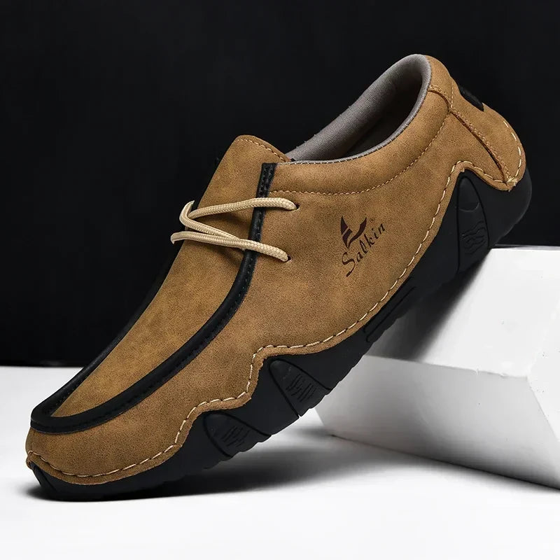 Chaussures Orthopédiques en Cuir à Ajustement Précis