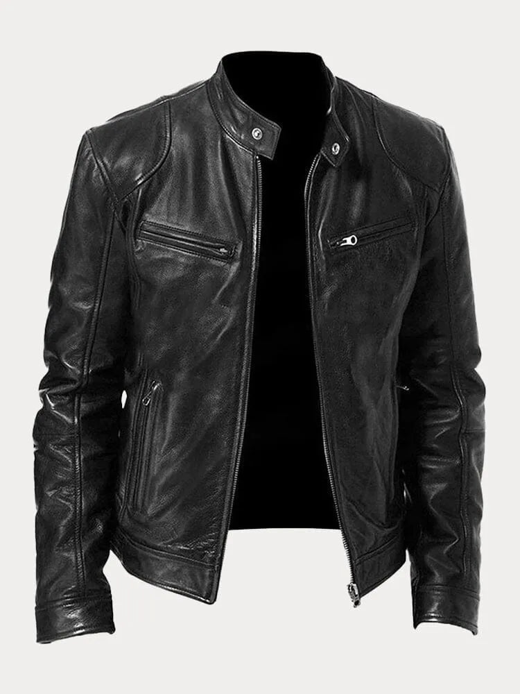 VESTE DÉCONTRACTÉE EN CUIR