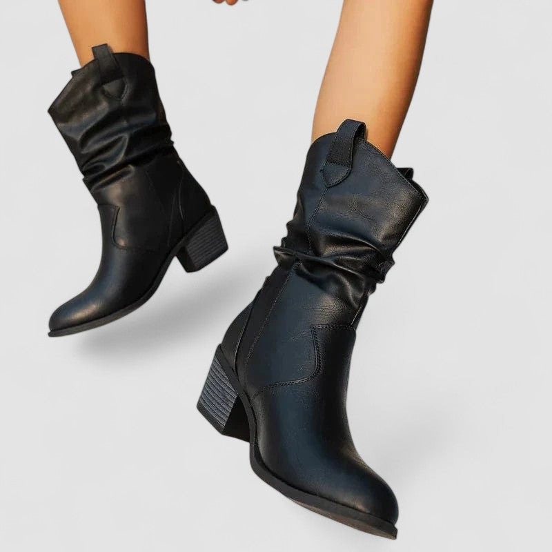 Bottes en cuir orthopédique Vivian