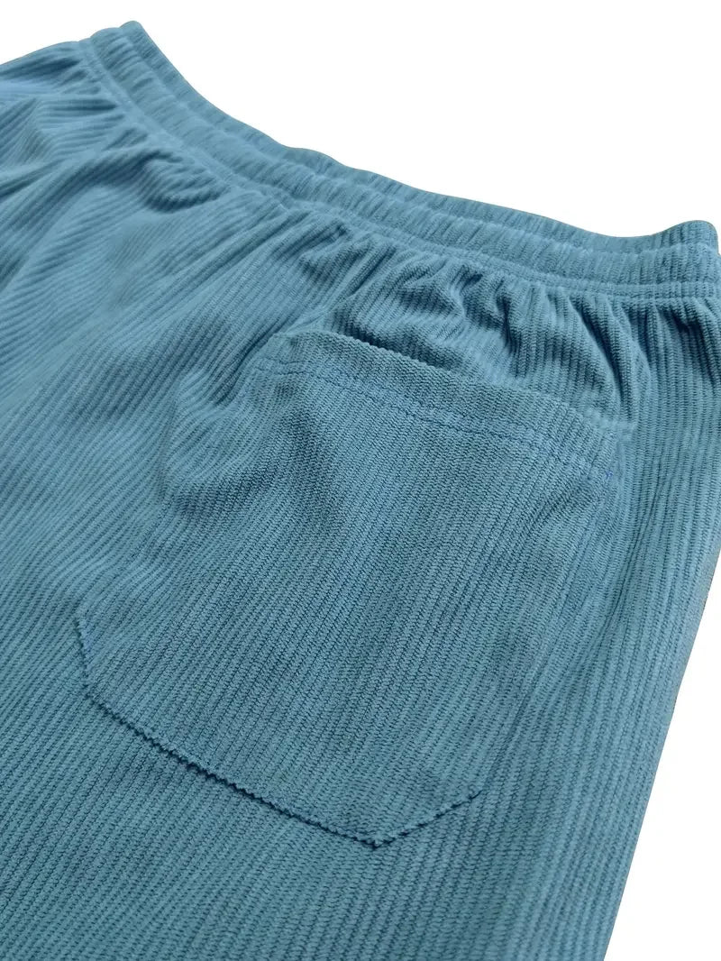 PANTALON ÉLÉGANT EN VELOURS CÔTELÉ
