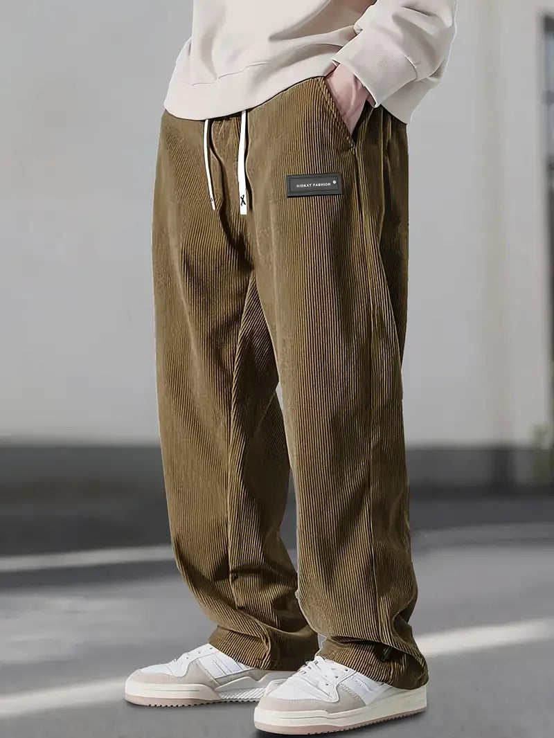 PANTALON ÉLÉGANT EN VELOURS CÔTELÉ