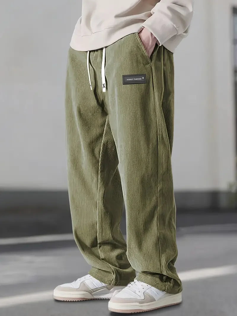 PANTALON ÉLÉGANT EN VELOURS CÔTELÉ