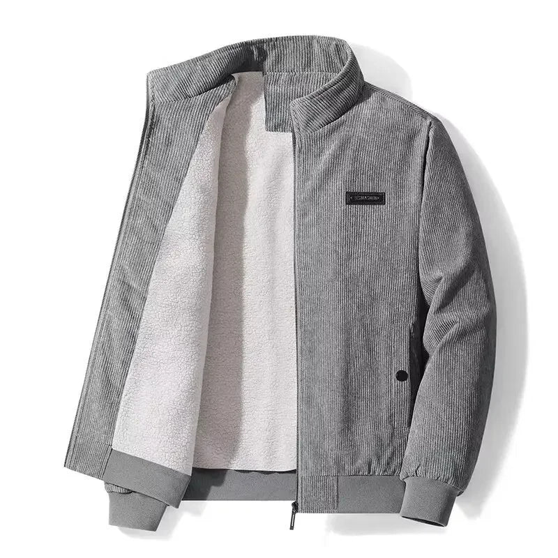 VESTE EN CORDUROY AVEC DOUBLURE EN POLAIRE
