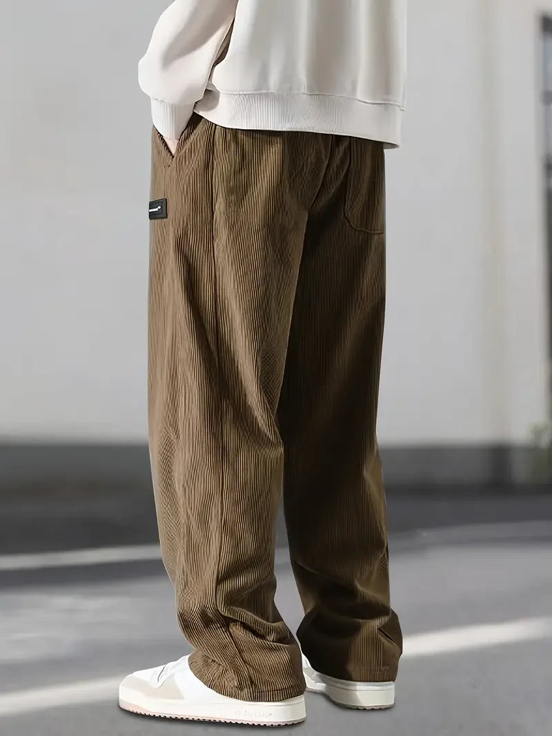 PANTALON EN VELOURS CÔTELÉ