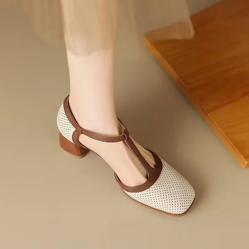 Chaussures orthopédiques à talon moyen Catarina