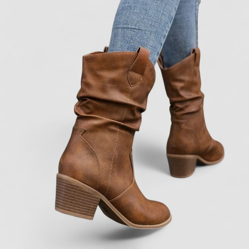 Bottes en cuir orthopédique Vivian