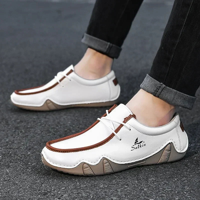 Chaussures Orthopédiques en Cuir à Ajustement Précis