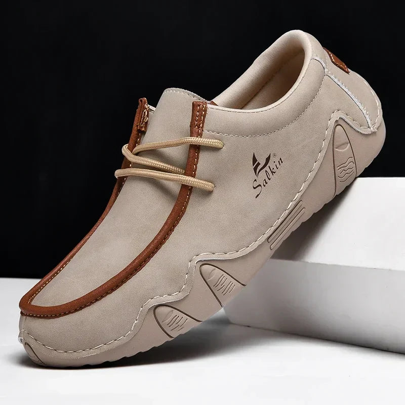 Chaussures Orthopédiques en Cuir à Ajustement Précis