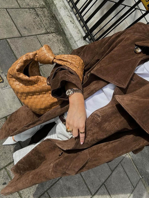 LE TRENCH CHIC EN DAIM DOUX