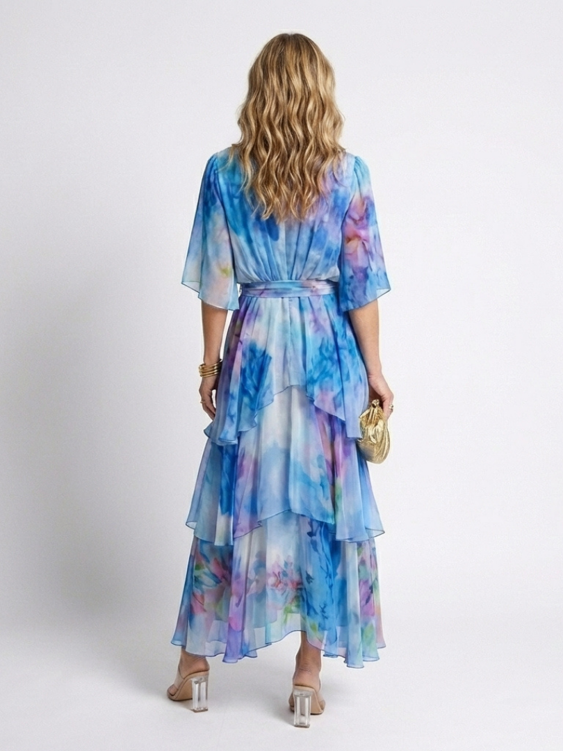 Robe maxi à décolleté Calista
