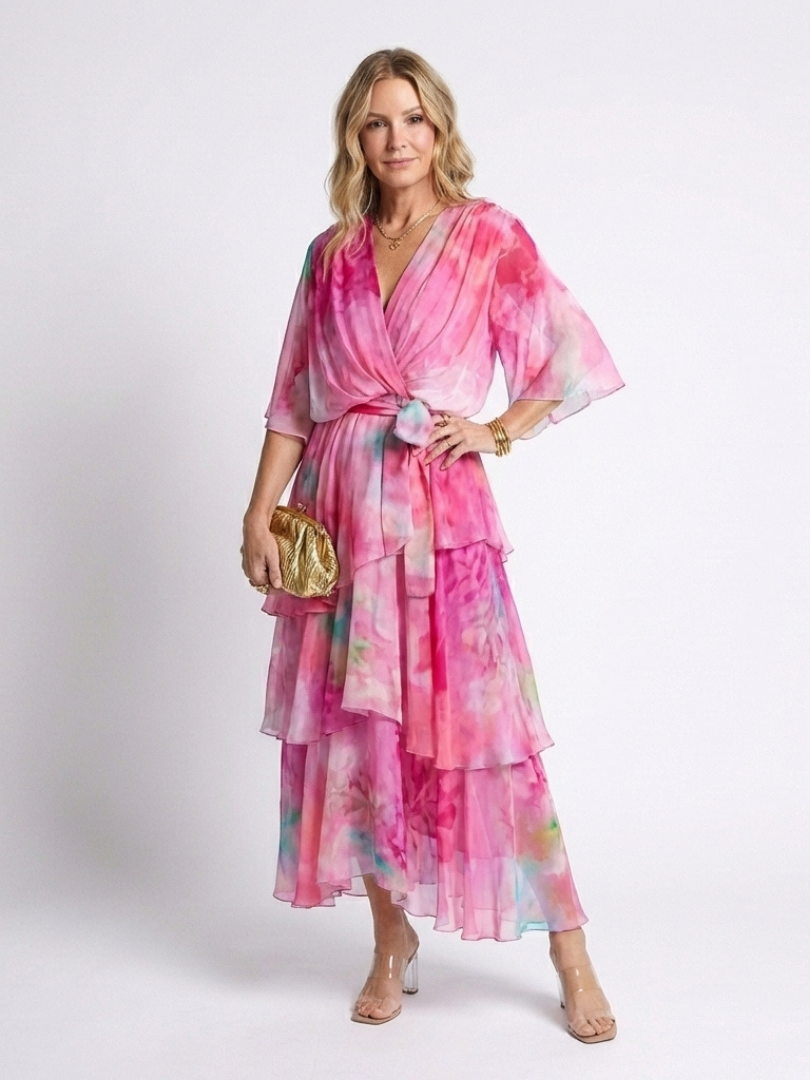 Robe maxi à décolleté Calista
