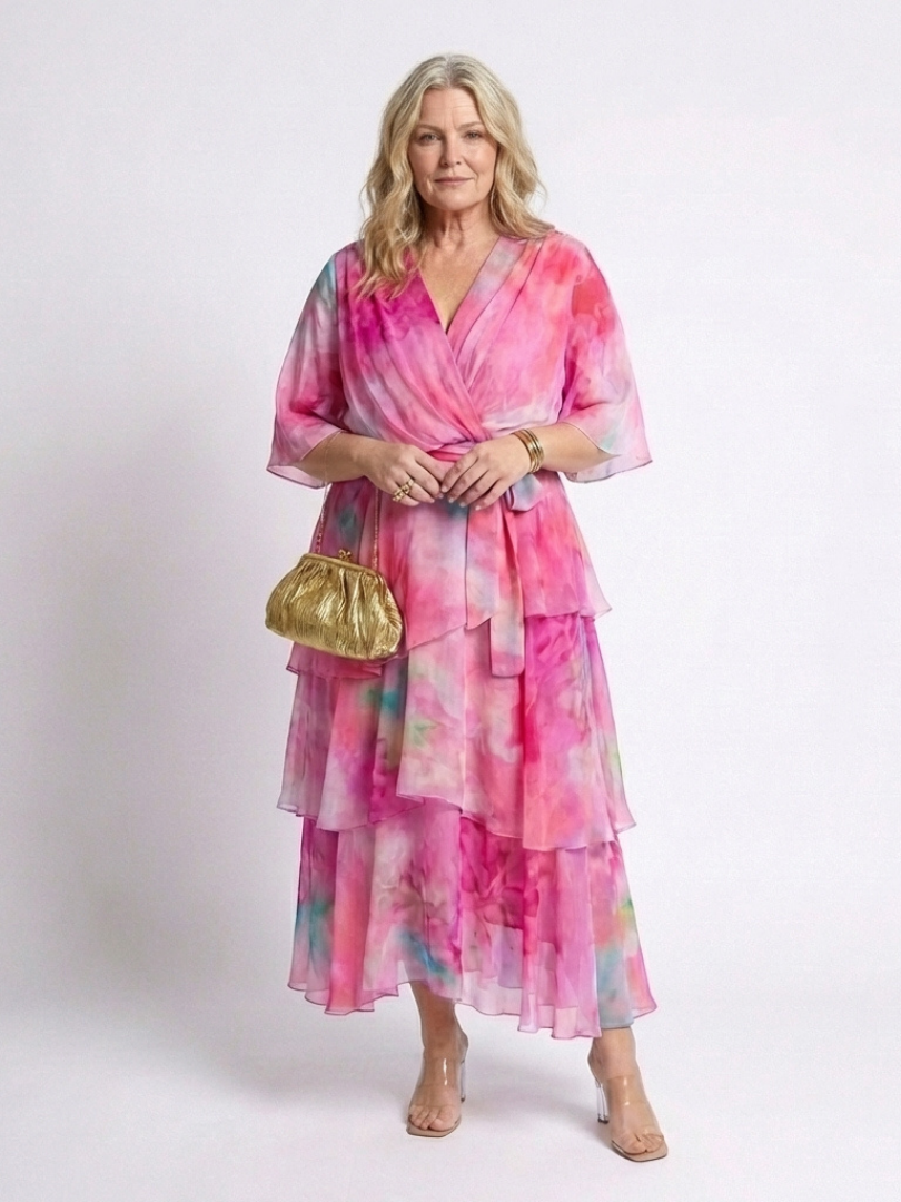 Robe maxi à décolleté Calista